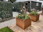 Cortenstaal plantenbak - met bodem - Garden of Steel, Tuin en Terras, Bloembakken en Plantenbakken, Overige materialen, Verzenden
