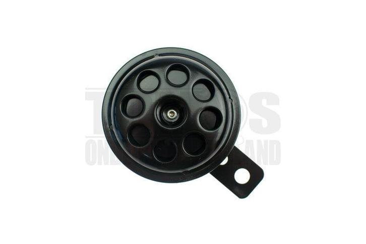 Claxon 6V DC Gelijkspanning 70mm zwart, Fietsen en Brommers, Brommeronderdelen | Algemeen, Nieuw, Ophalen of Verzenden