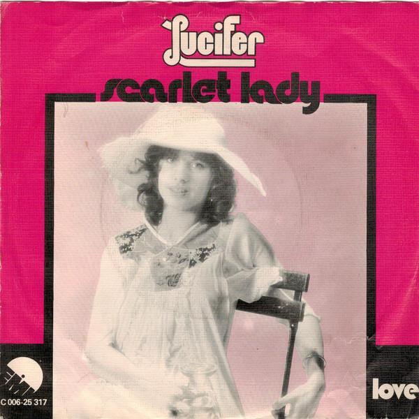 Single vinyl / 7 inch - Lucifer  - Scarlet Lady, Cd's en Dvd's, Vinyl Singles, Zo goed als nieuw, 7 inch, Rock en Metal, Verzenden
