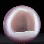 Exclusief - Natuurlijke witte en paarse agaat met