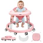Loopstoel - Baby walker - Loopwagen - Opvouwbaar - Roze, Verzenden, Zo goed als nieuw