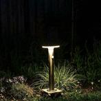 Solar led buitenlamp in RVS - solarlamp met 3 lichtstanden, Verzenden, Minder dan 50 watt, Staande lamp, Nieuw