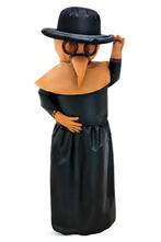 KIMU® Opblaas Kostuum Pestdokter Voodoo Opblaasbaar pak Pest, Carnaval, Nieuw, Overige maten, Ophalen of Verzenden