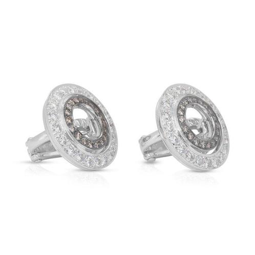 Oorbellen - 18 karaat Witgoud - 1.98ct. tw. Diamant, Sieraden, Tassen en Uiterlijk, Oorbellen