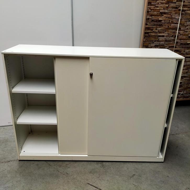Metalen schuifdeurkast - 120x160x45 cm, Huis en Inrichting, Kasten | Overige, Ophalen of Verzenden