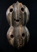 Dansmasker - Kela uit de DRC met dubbel gezicht - 33 cm, Antiek en Kunst, Kunst | Niet-Westerse kunst