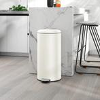TRUUSK 30L Pedaalemmer Cosmetica-emmer - Afvalbak Met Deksel, Verzenden, Nieuw