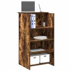 vidaXL Receptiebalie 55x50x103,5 cm bewerkt hout gerookt, Verzenden, Nieuw