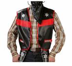 Zwart Cowboy Vest, Verzenden, Nieuw