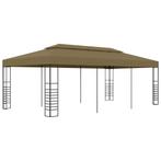 vidaXL Prieel 180 g/m² 6x3x2,7 m taupe, Verzenden, Nieuw