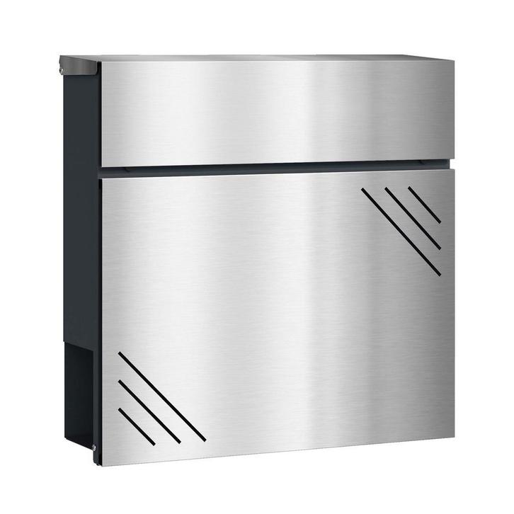 Brievenbus - Nieuwe modellen | antraciet / RVS | 3 types, Tuin en Terras, Brievenbussen, Wandbrievenbus, Nieuw, Rvs, Ophalen of Verzenden