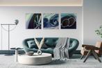 Airbrush drieluik schilderijen - Auto details - 70x70 cm, Antiek en Kunst, Kunst | Schilderijen | Modern, Ophalen