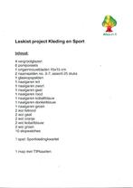 Alles-in-1 Leskist Project Kleding en Sport voor 60 leerling, Verzenden, Nieuw