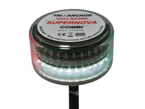 Nasa Supernova LED Combi driekleuren/ankerlicht, Watersport en Boten, Bootonderdelen, Nieuw, Zeilboot of Motorboot, Ophalen of Verzenden