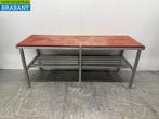 Aluminium Snijtafel 211 x 70 x 90 cm Horeca Slagerij, Ophalen of Verzenden, Gebruikt