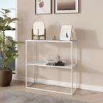 [en.casa] Console tafel Strömstad sidetable 80x79,5x26 cm wi, Huis en Inrichting, Verzenden, Nieuw