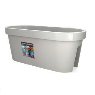 Balkon plantenbak | Ecken & Kanten | 59 x 25 x 25 centimeter, Tuin en Terras, Bloempotten, Nieuw, Verzenden