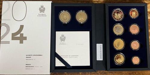 San Marino. Proof Set 2024 (incl. 2 euro Dichiarazione dei, Postzegels en Munten, Munten | Europa | Euromunten