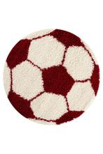 Rond Kindervloerkleed | Fun | Rood | 120x120 cm, Verzenden, Nieuw