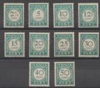 Curaçao 1948/1949 - Portzegels cijfer en waarde donkergroen