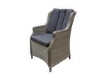Set van 6 stuks Darwin dining tuinstoel grijs wicker, Ophalen of Verzenden, Nieuw, Wicker