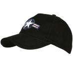 Baseballcap US Air Force - USAF WWII ster - Zwart NIEUW, Kleding | Heren, Hoeden en Petten, Ophalen of Verzenden, Nieuw