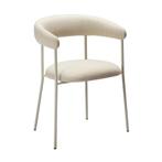 *WOONWINKEL* Dan-Form Plenti Eetkamerstoel Met Ronde Rug Wit, Huis en Inrichting, Stoelen, Verzenden, Nieuw, Wit