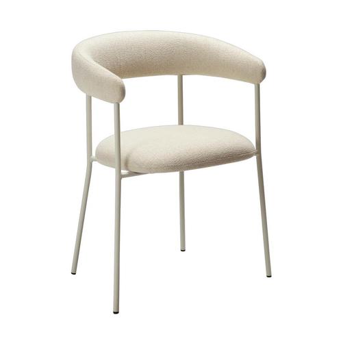 *WOONWINKEL* Dan-Form Plenti Eetkamerstoel Met Ronde Rug Wit, Huis en Inrichting, Stoelen, Wit, Nieuw, Verzenden