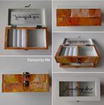 Handgemaakte sieradendoosjes, kunst, klokken en cadeaus, Nieuw, Hardcase, Met slot