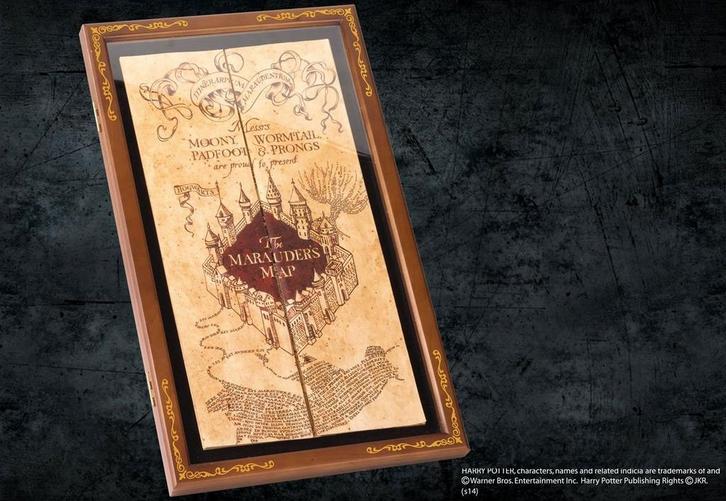 Harry Potter Marauder´s Map Display Case, Verzamelen, Film en Tv, Nieuw, Ophalen of Verzenden
