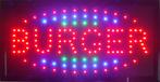 Burger lamp LED verlichting reclame bord lichtbak #C2, Verzamelen, Merken en Reclamevoorwerpen, Verzenden, Nieuw