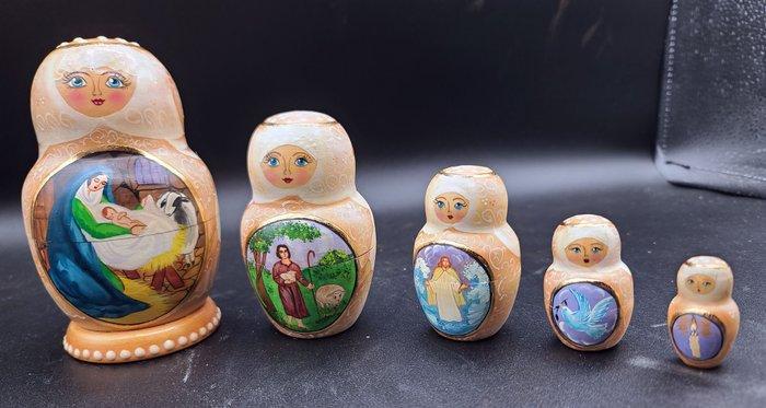 MATRIOCHKAS - Pop - La Nativité - 1990-2000 - Rusland, Antiek en Kunst, Antiek | Speelgoed