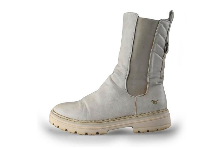 Mustang chelsea boots in maat 39 Wit | 10% korting, Kleding | Dames, Schoenen, Wit, Gedragen, Overige typen, Verzenden