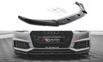 Voorspoiler Audi S4 / A4 S-Line B9 V.3 Glanzend Zwart, Ophalen of Verzenden, Nieuw