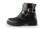 Nelson Biker boots in maat 40 Zwart | 10% extra korting, Kleding | Dames, Schoenen, Verzenden, Zwart, Overige typen, Zo goed als nieuw