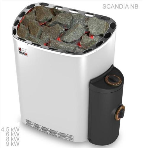 Scandia met geïntegreerde besturing - Saunakachel, Sport en Fitness, Sauna, Verzenden
