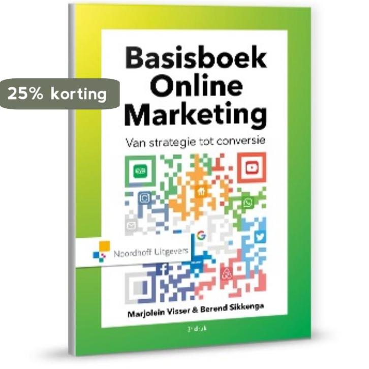 Basisboek online marketing 9789001887148 Marjolein Visser, Boeken, Schoolboeken, Zo goed als nieuw, Verzenden