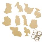 Eduplay - DIY sleutelhanger vogels - 10 stuks, Nieuw