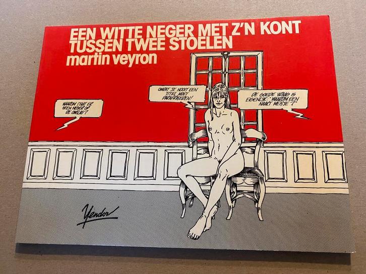 Witte Neger met zn kont tussen Twee Stoelen - Licht Erotiek, Boeken, Humor, Cartoons, Zo goed als nieuw, Ophalen of Verzenden