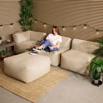 Zitzak Sofa Outdoor Olefin All-Season - 4-delig beschikbaar voor biedingen
