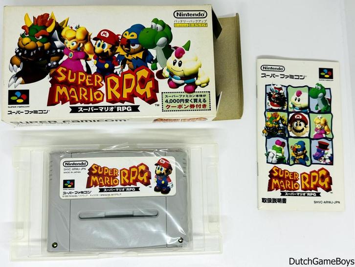 Super Famicom - Super Mario RPG, Spelcomputers en Games, Games | Nintendo Super NES, Gebruikt, Verzenden