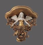 sculptuur, Engel Putte Wand Konsole - Wandfiguren - 31 cm -, Antiek en Kunst