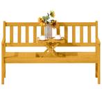 TRUUSK 2-zits Tuinbank Hout, Weerbestendige Zitbank, Tuinmeu, Tuin en Terras, Tuinbanken, Verzenden, Nieuw