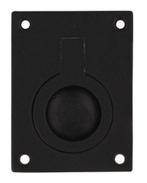 Intersteel Luikring recht 65mm x 49mm zwart, Verzenden, Nieuw