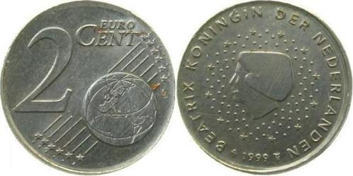Fehlpraegung 2 Cent 1999 Nederland auf artfremdem Rohling, Postzegels en Munten, Munten | Europa | Niet-Euromunten, Verzenden