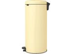 Brabantia NewIcon Prullenbak - 30 liter - Mellow Yellow, Verzenden, Zo goed als nieuw