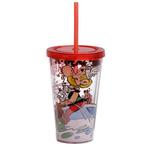 Drinkbeker met rietje - Asterix NIEUW, Huis en Inrichting, Keuken | Servies, Ophalen of Verzenden, Nieuw