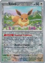 Eevee 074/131 reverse holo Prismatic Evolutions, Ophalen of Verzenden, Nieuw, Losse kaart, Foil