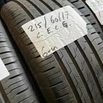 2 x Continental EcoContact 6 215-60-17 Zomerbanden 6mm, 17 inch, Ophalen of Verzenden, Band(en), Personenwagen