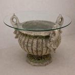 Bijzettafel - Aardewerk, Glas - Tafel gemaakt van met de